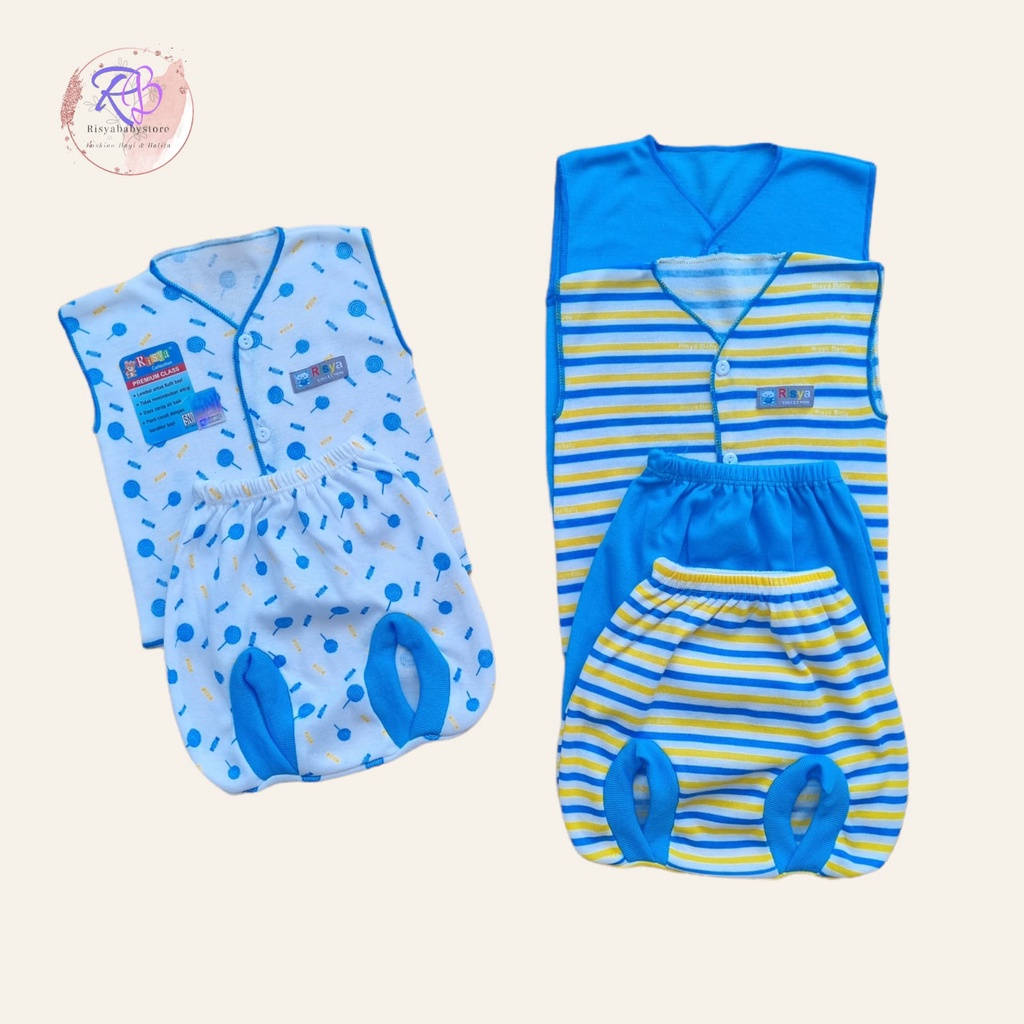 6 pcs / 3stel baju bayi lengan kutung variasi lengkap SNI / 3 pcs baju lekbong /3 stel baju celana panjang bayi newborn