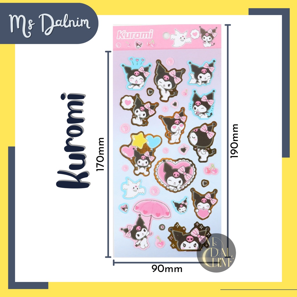 

Stiker Lucu Aesthetic Anti Air Sanrio Kuromi Hello Kitty Cinnamoroll Doraemon Japanese Cartoon Dekorasi Jurnal / Deco Sticker Anak-Anak Photocard Toploader HP Cute Jepang Korea Kawaii DIY Diary Planner Journal Scrapbook Craft [ST141]
