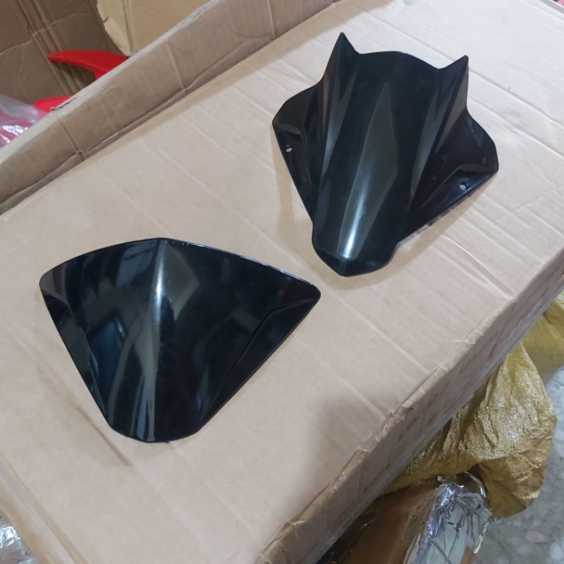 visor MX, visor Mio, Visor jupiter Z, Visor vega, visor bebek  universal hitam anti pecah