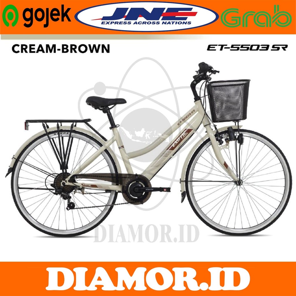 [EKA JAAYA SEPEDA] Sepeda Mini CTB 26 inch Exotic 5503 SR keranjang Shimano 7 Speed