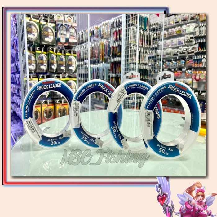 Senar Maguro Shock Leader 50M 20Lb 25Lb 30Lb 50Lb