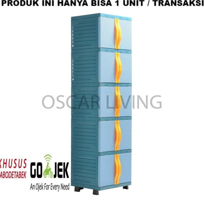 

Lemari Pakaian Serbaguna Plastik 5 Susun Mini club/GOJEK/GRAB stock ready