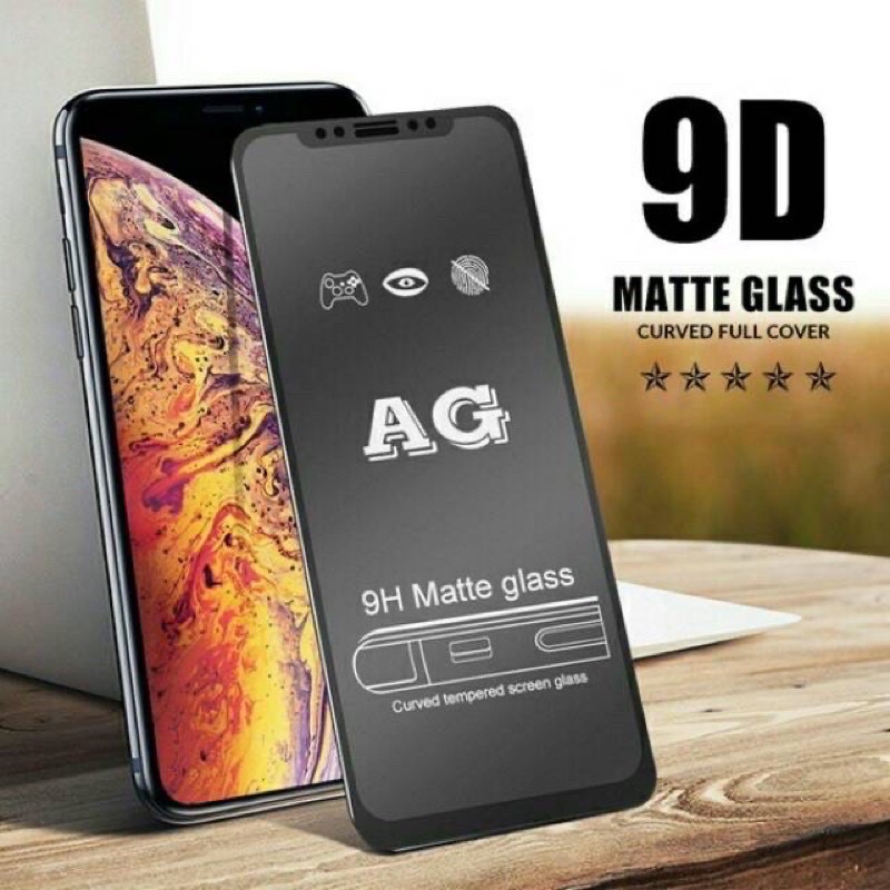 tempered glass black matte/anti minyak oppo A77S A97 A77 A76 A96 A17 A17K A57 A16 A16K A15 a15S a12 A1K A11K A12 A3S a5S A31 A33 A37F A52 A53 A53S A54 A55 A56 A59 A71 A74 A83 A91 A92 A95 anti gores kaca fullayar