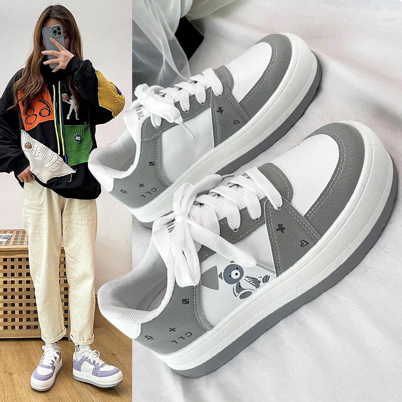 COD Sneakersdaily 1115 Sepatu Sneakers Wanita Import Sneakers Korea Sytle