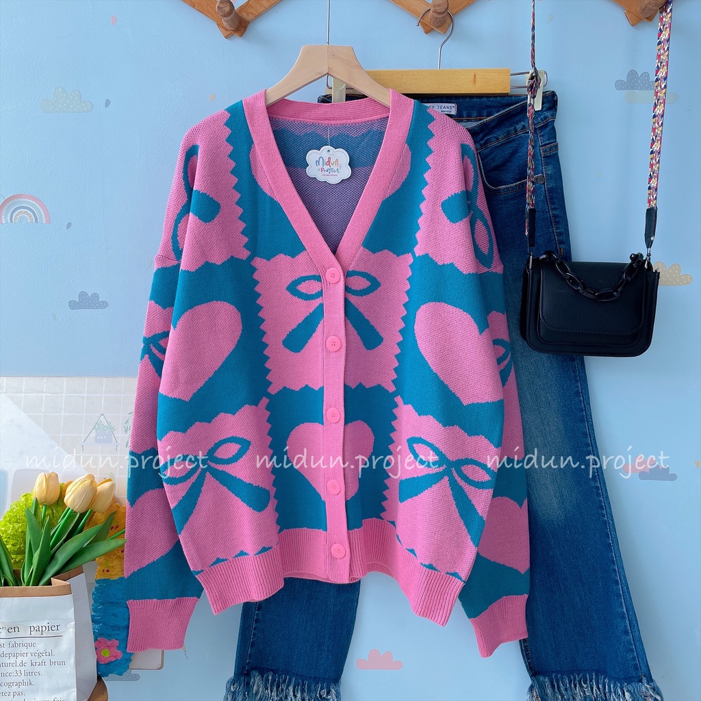 MISKA CARDY | CARDIGAN MOTIF PREMIUM
