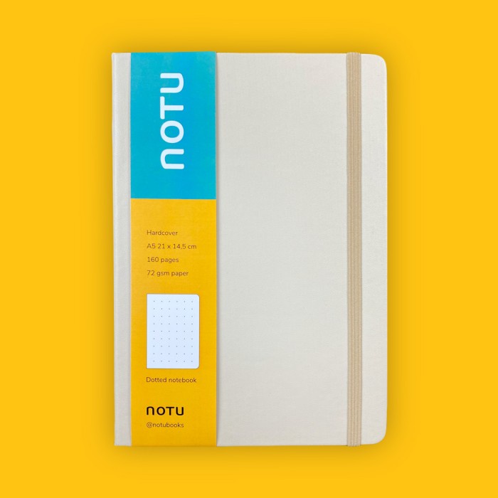 

Note Notebook A5 Hardcover - Beige - Buku Agenda / Planner / Journal