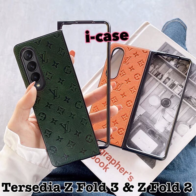 Leather LV Case Samsung Z Fold 3 5G & Z Fold 2 LouisVuiton Fold2 Fold3