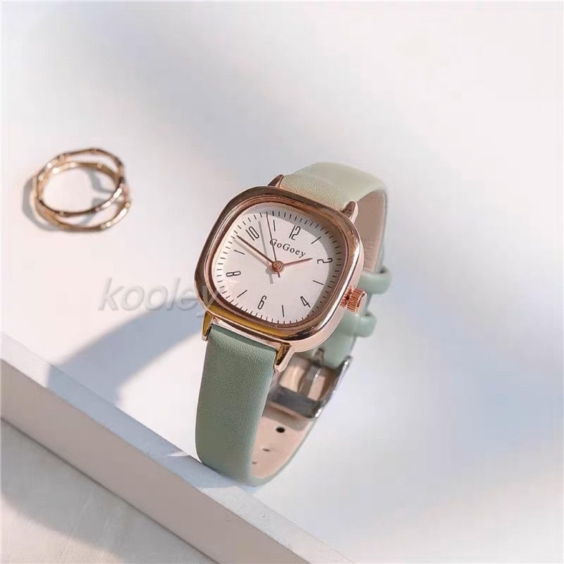 KOOLEY Jam am Tangan Retro Kecil Wanita Korean style trend collar student NAIDU CIOFA