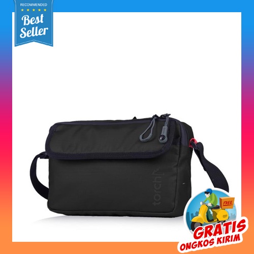 Tas Selempang Kulit Distro Pria Import Slempang Cowok Murah Olahraga Anti Air Sling Bag Waistbag Lea