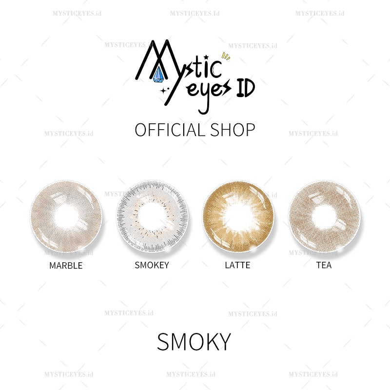 [✅COD] MYSTICEYES SOFTLENS SMOKY SERI 14.2MM (NORMAL)