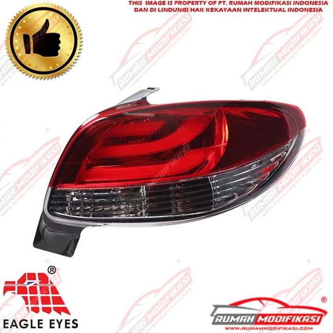 Stop Lamp - Peugeot 206 1998-2004- Light Bar - Red Clear - Eagleeyes