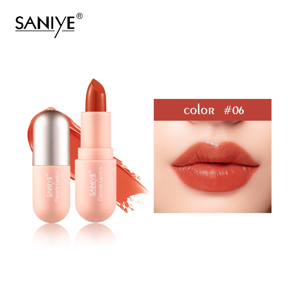 CSG111 SANIYE Lipstik Velvet Matte Tahan Lama Lipstick Tahan Air Long Lasting Waterproof lip gross BPOM