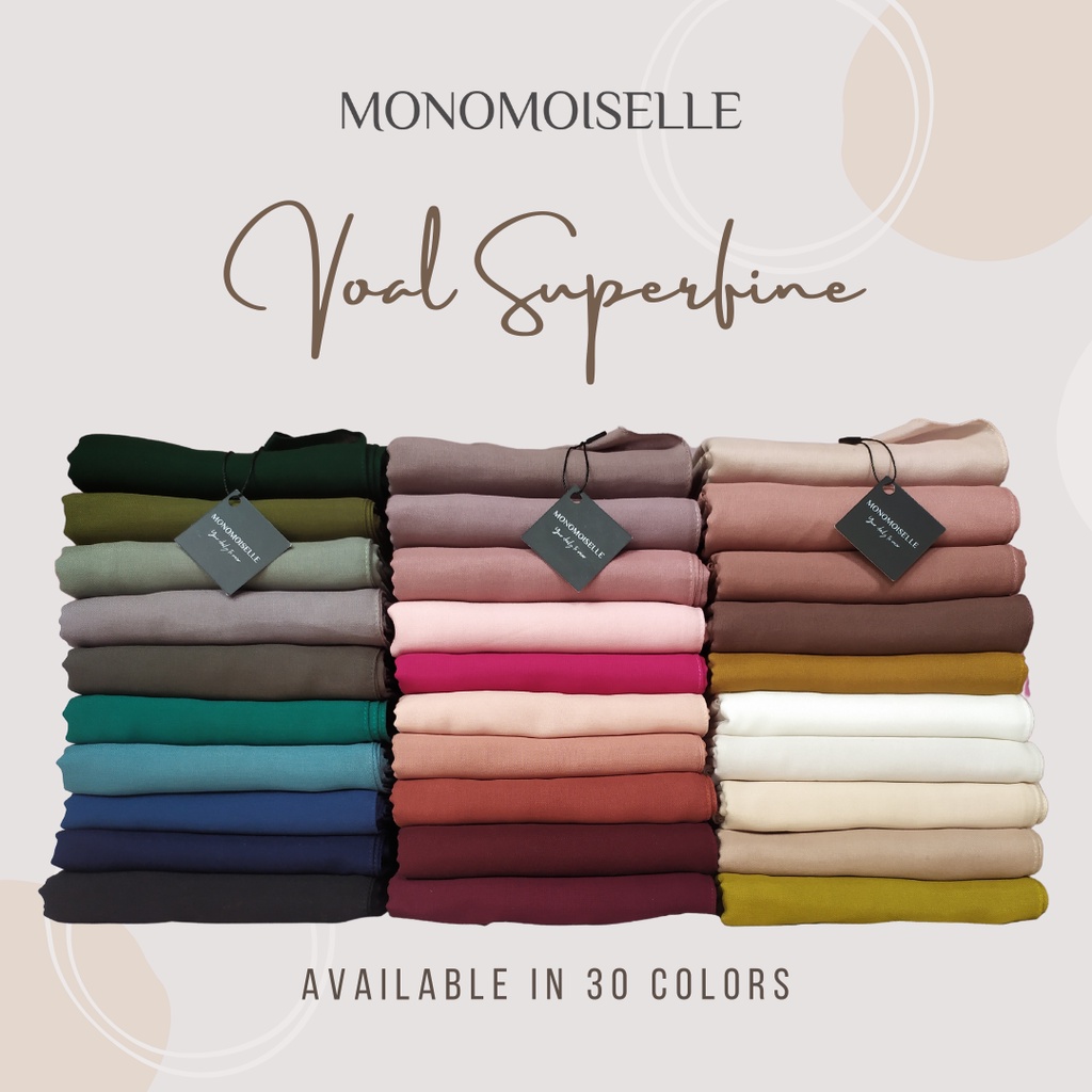 Hijab Square Voal Superfine Premium / Kerudung Segiempat Voal Superfine / Voal Superfine Sahara
