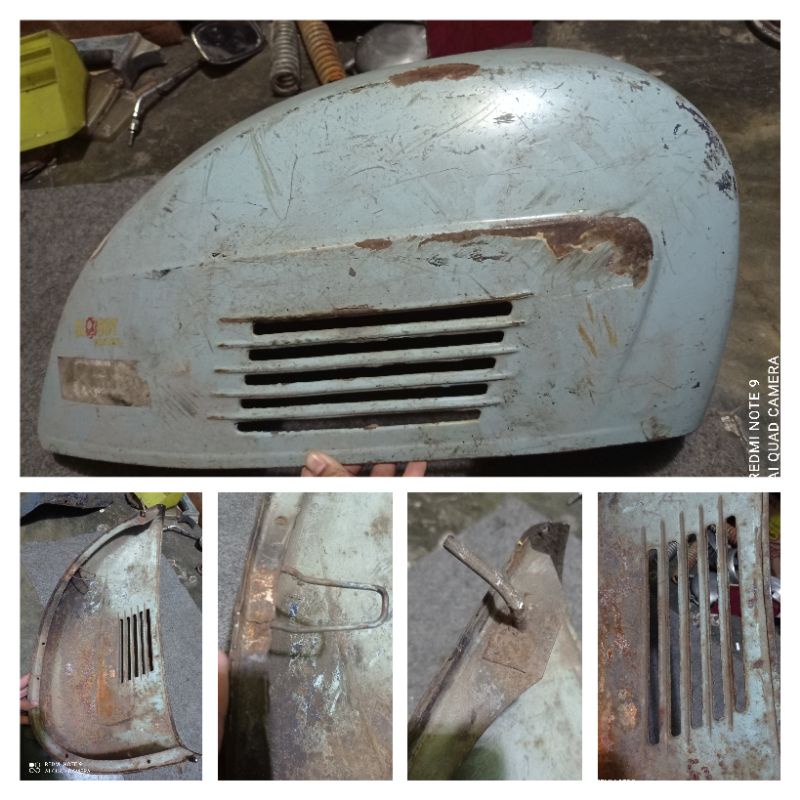 Tepong kanan vespa super original copotan piaggio