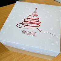 

3Pcs Dus Hampers Kue Natal Kotak Kue Chiffon 25x25 Cake Box Pudding Tart Lapis Legit Cheese Cake Brownies Bolu Christmas