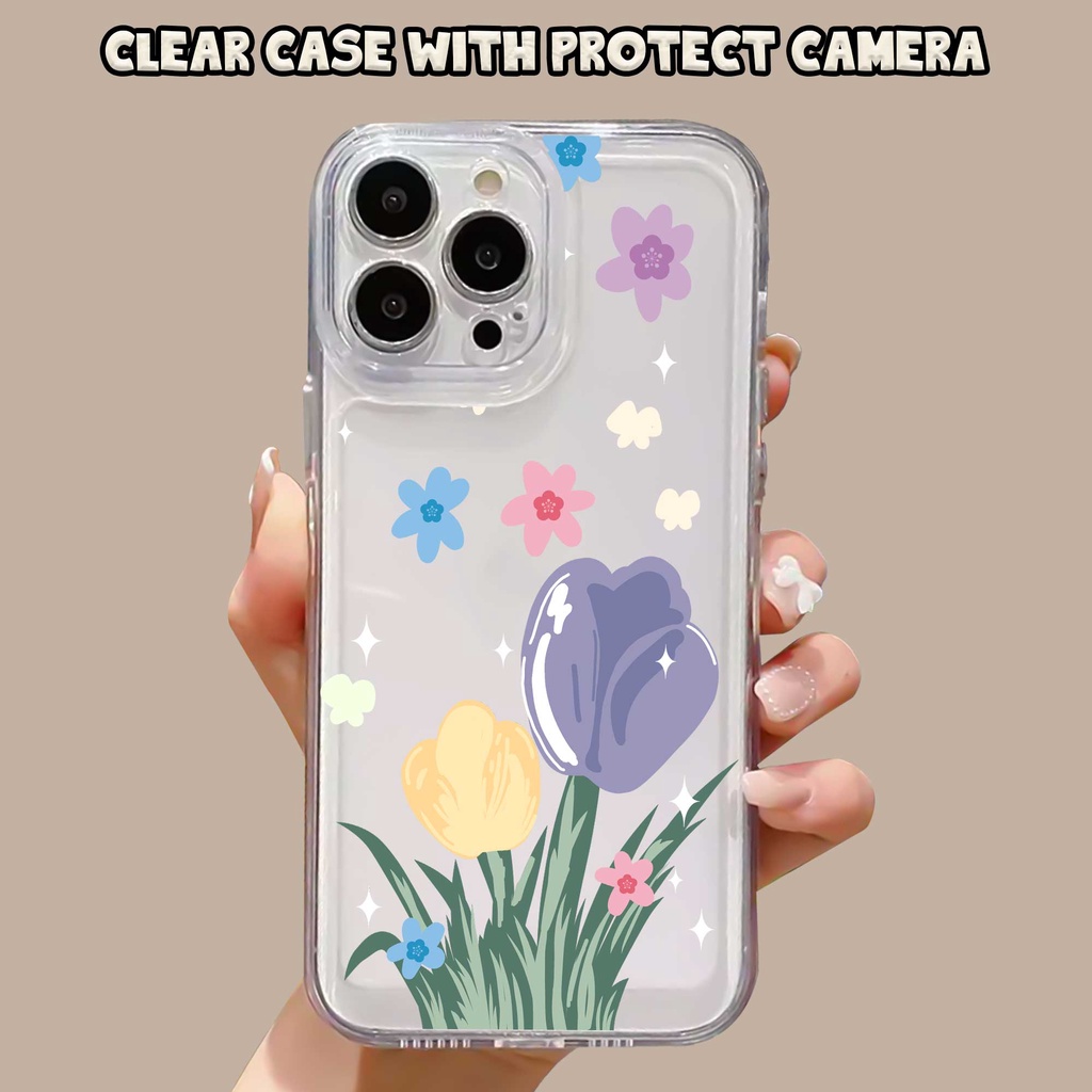 Case iPhone X XS 7 8 7 PLUS 8 PLUS - Softcase Clear Protect Camera - Silikon Hp iPhone - Silicon Hp 