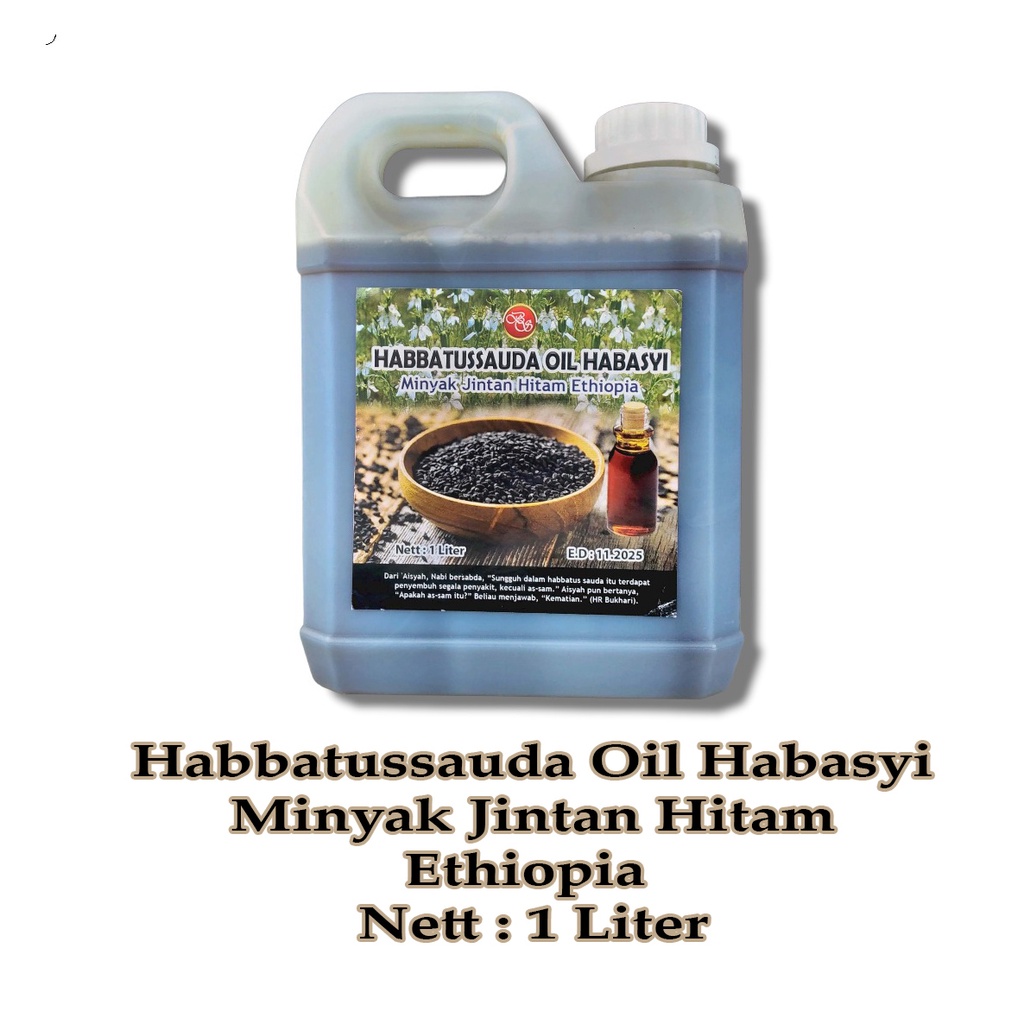 

Minyak Habbasyi 1 Liter Ethiopia - Minyak Habbatussauda 1 Liter - Minyak Jintan Hitam