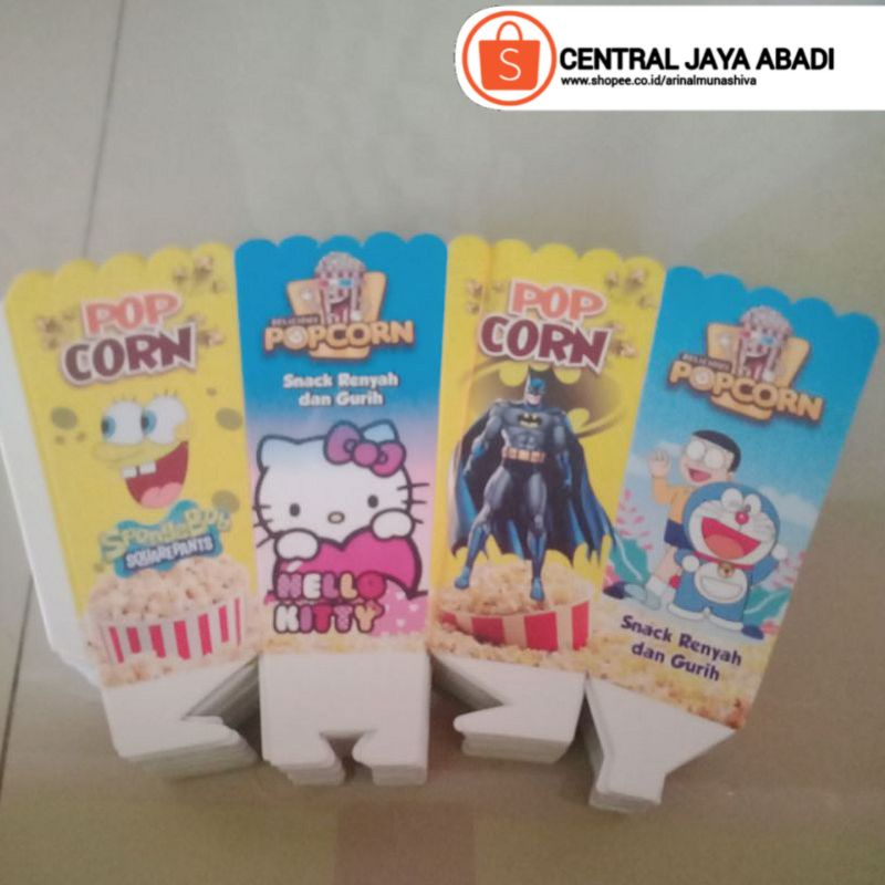 

400 LEMBAR KERTAS POPCORN 12 × 6 BAHAN IVORY PUTIH HIGH QUALITY DUS POP CORN BOX POPCORN KOTAK POPCORN KEMASAN POP CORN PRODUK TERBARU KUALITAS TERBAIK | CENTRAL JAYA ABADI 5773