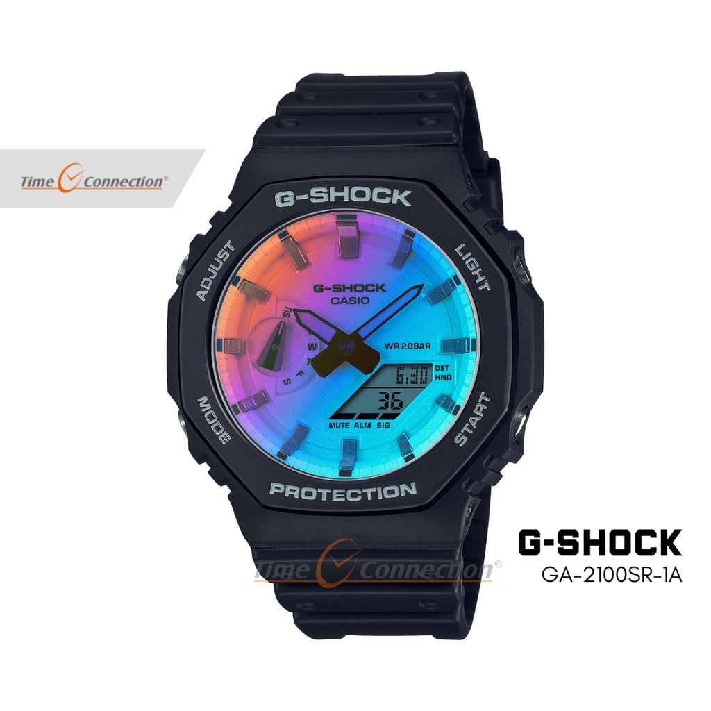 Casio G-SHOCK GA-2100SR-1ADR Original / Jam Tangan Pria Analog Digital / Gshock  GA 2100SR 1ADR