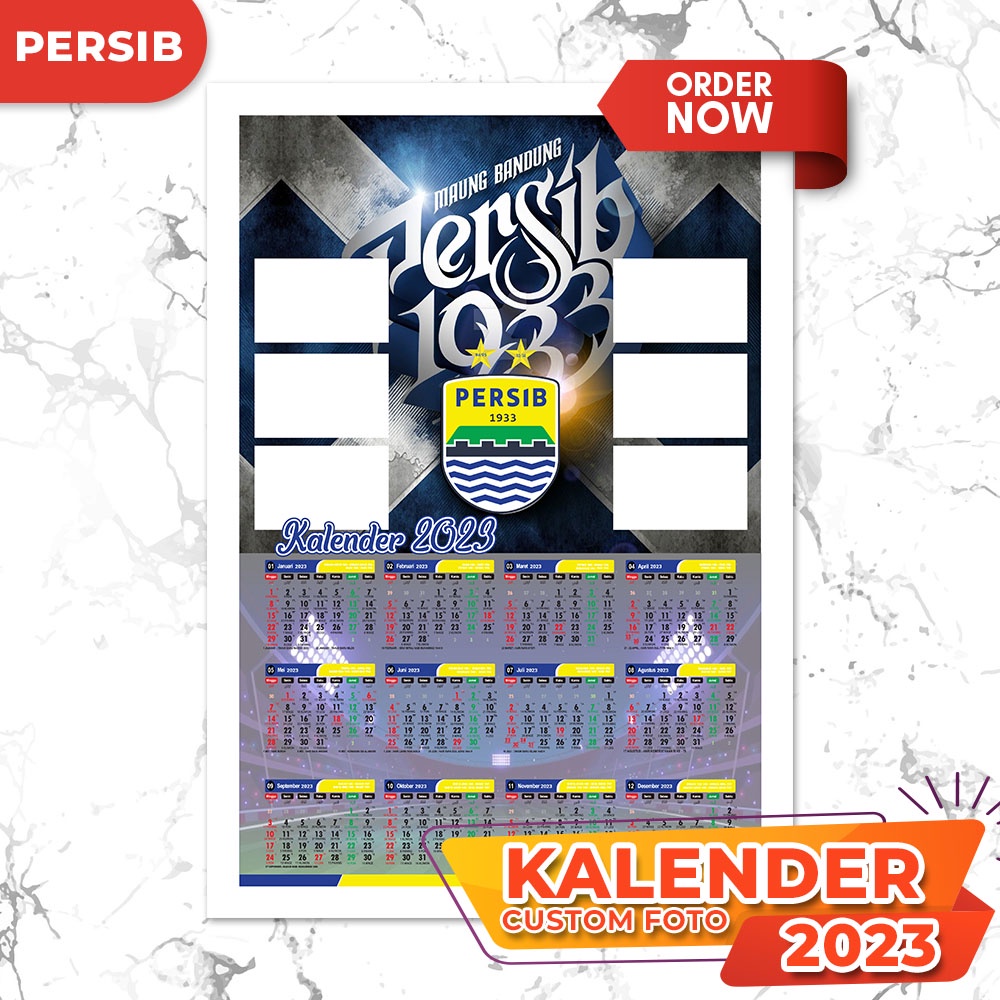 

KALENDER 2023 / KALENDER TEMA BOLA / KALENDER CUSTOM FOTO