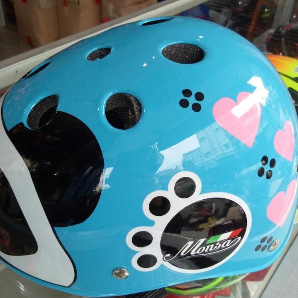 HELM ANAK /HELM SEPEDA SKATING MOTIF KEREN / HELM SEPEDA