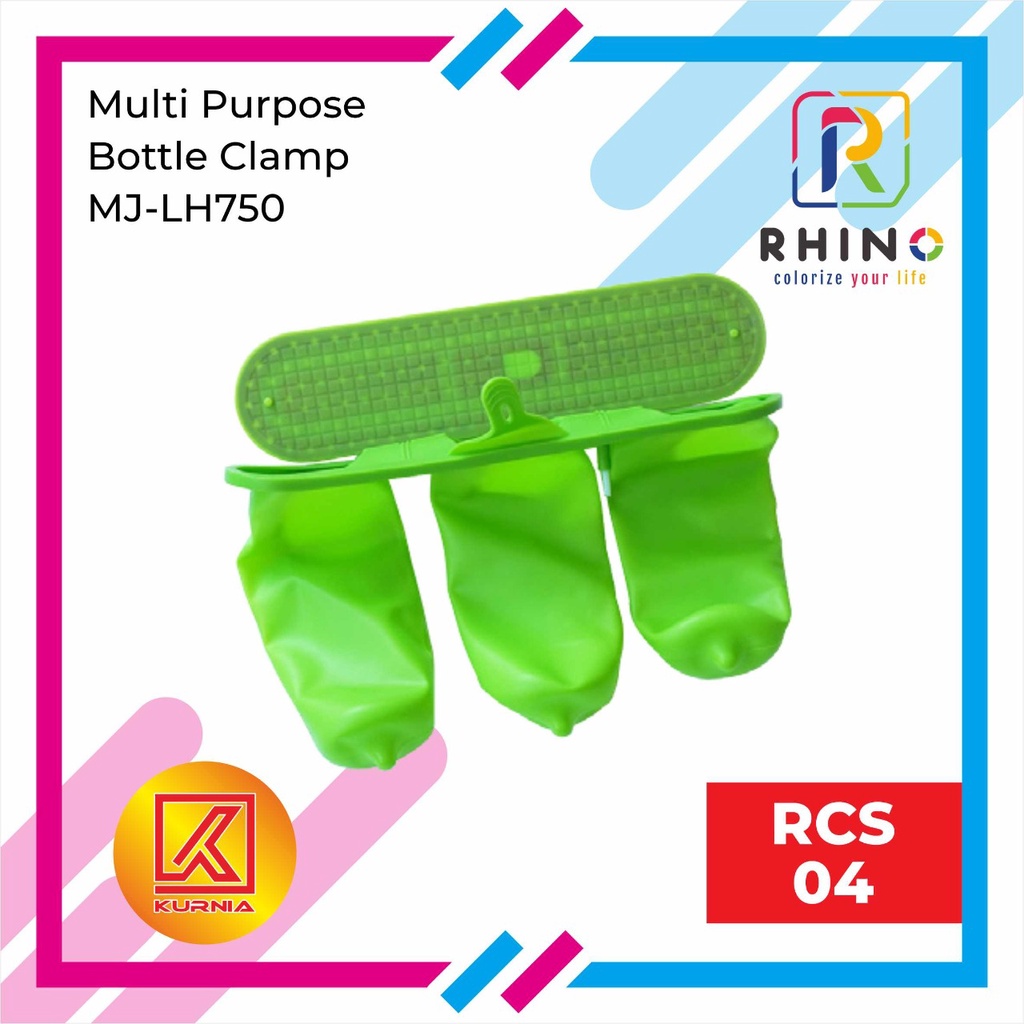 Rhino Silicon Botol / Multi Purpose Bottle Clamp MJ-LH750 (RCS - 04)