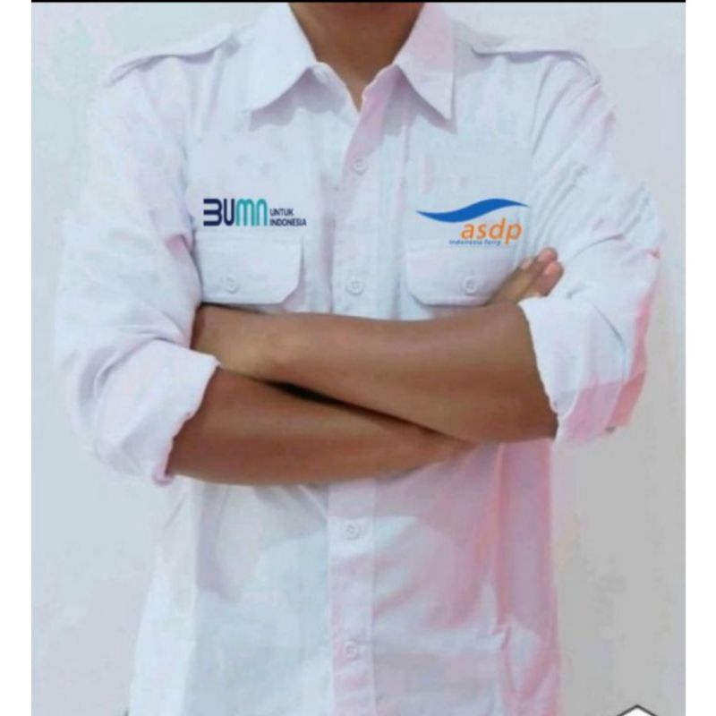 kemeja BUMN ASDP seragam BUMN ASDP baju BUMN ASDP