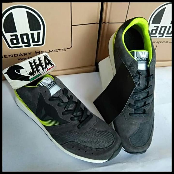 Sepatu Dainese Paddock Antracite.Yellow Fluo