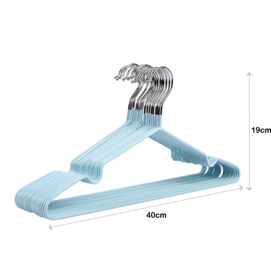 SGMSHOP Baja10 Hanger Baja Premium Anti Karat Gantungan Baju Kawat Hanger Impo