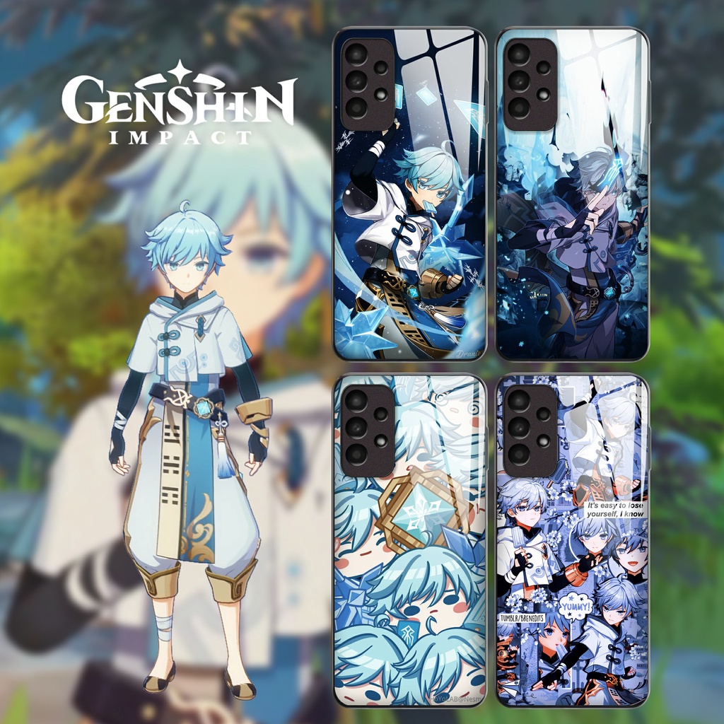 G124 Softcase Kaca Kilau Case Genshin Impact Chongyun Semua Tipe HP - INF*NIX IPH*NE OPP* RE*LME S*M