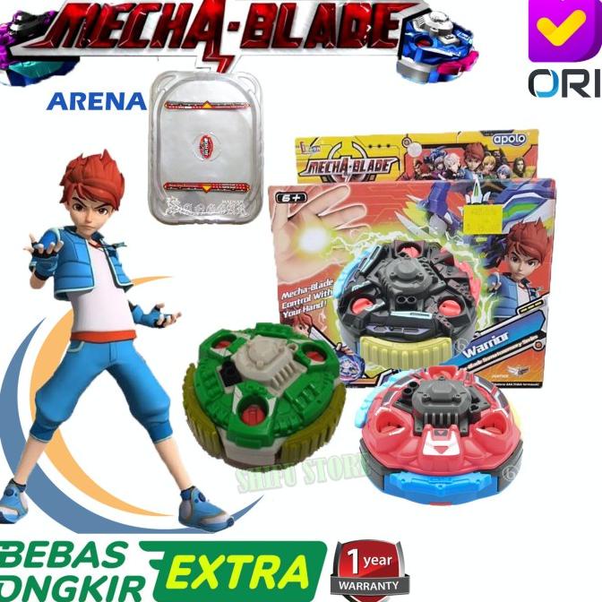 MAINAN ANAK LAKI-LAKI GASING MECHA BLADE 2 GASING PLUS ARENA