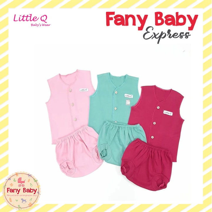 LITTLE QUEEN SETELAN KUTUNG &amp; CELANA POP NB POLOS - RANDOM