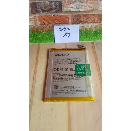 baterai batre batu Hp Oppo A7 sparepart Ori copotan