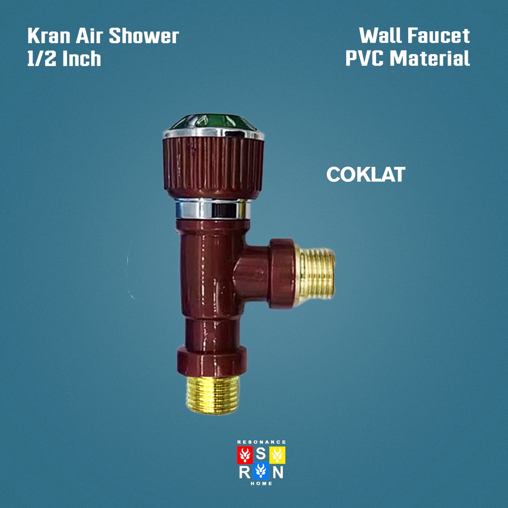 Keran Air Shower Cabang PVC Drat 1/2 Inch / Resonance Home