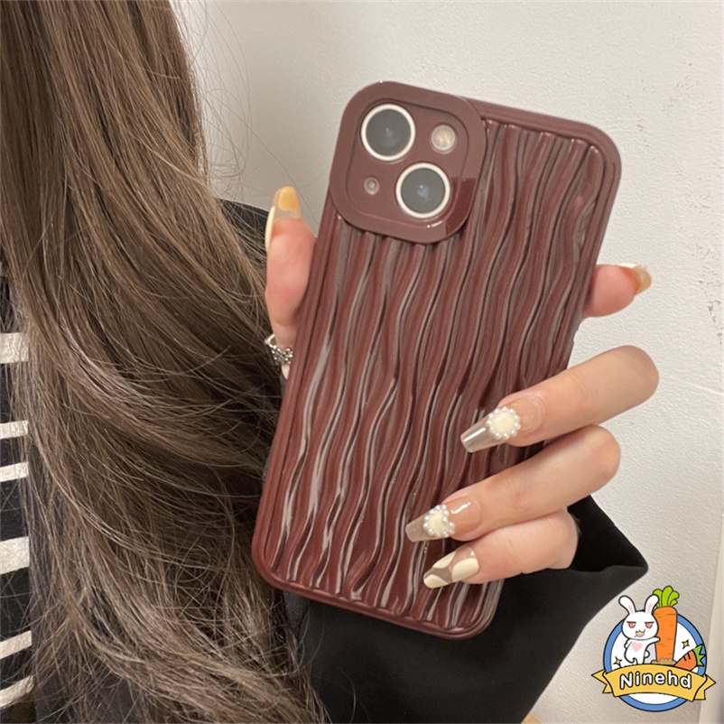 Casing Soft Case Silikon Motif Riak Air Untuk iPhone 14 13 12 11 Pro Max X Xr Xs Max 8 7 6 6s Plus