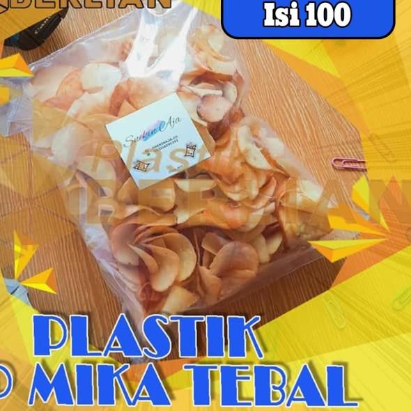 

Plastik PP Mika 25 x 45 Tebal Bungkus Snack Keripik Isi 100 lembar