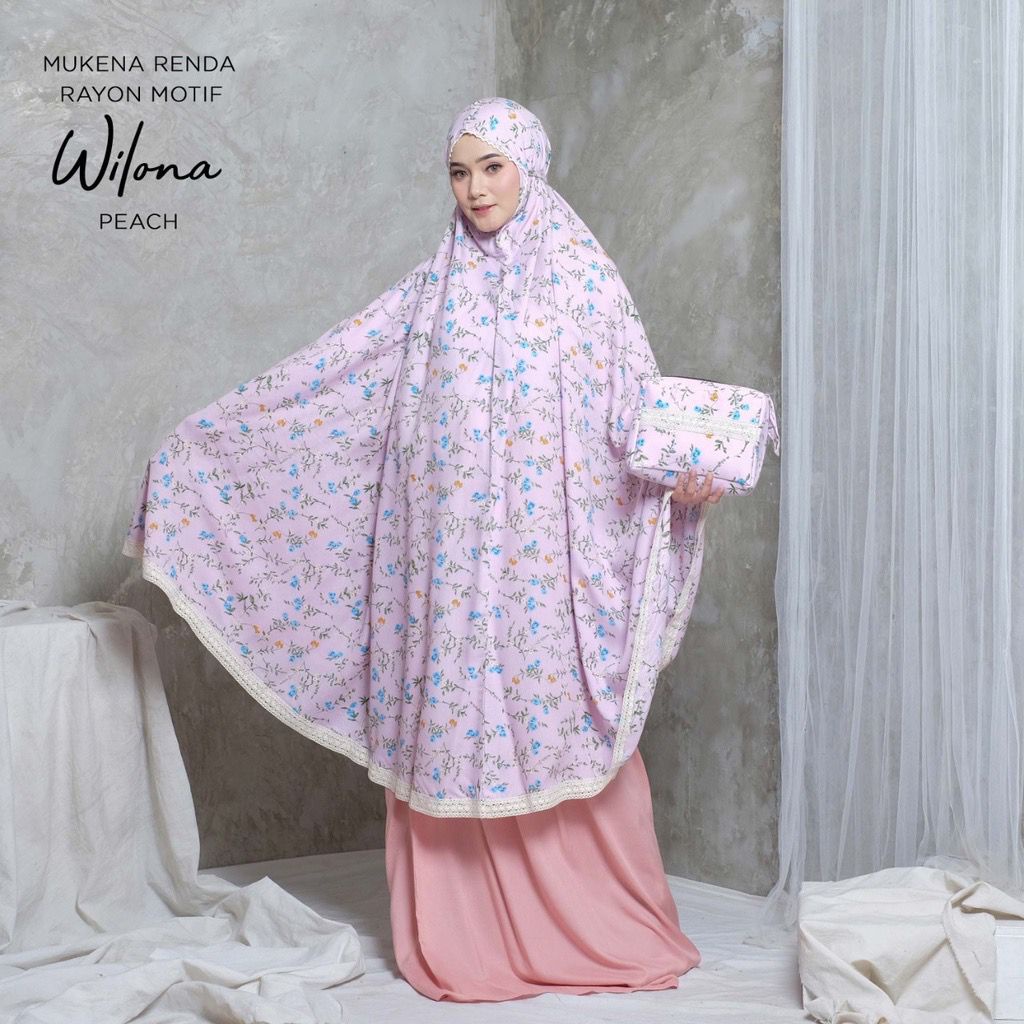 Mukena Rayon Bali WILONA 2in1