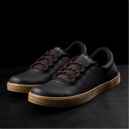 FLAZHBACK - Sepatu casual pria distro sintetic premium hitam original flazhback F 3601 / gmx