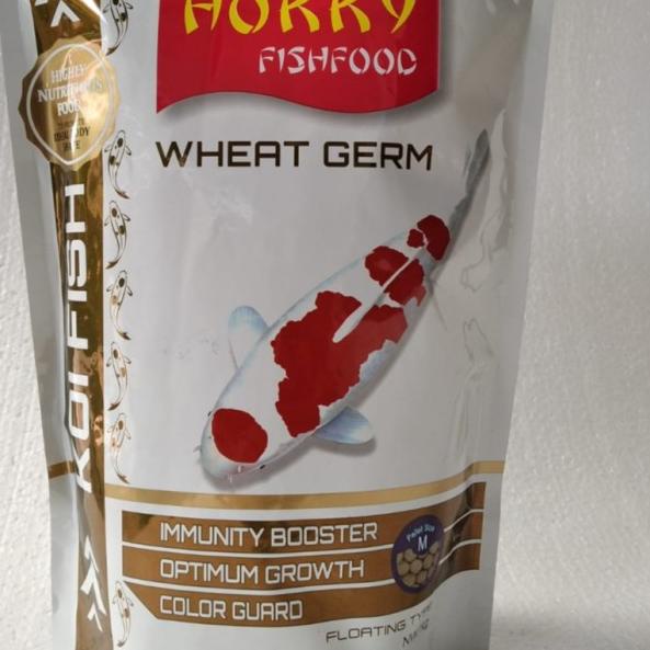 Makanan ikan koi Hokky Wheat Germ 1kg 1 kg Pakan pelet ikan koi fish f - S