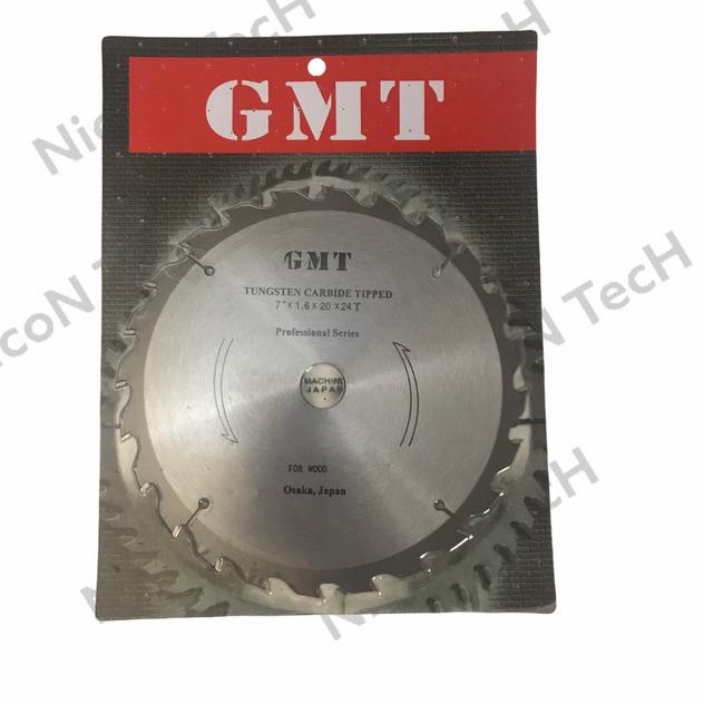 Mata Circular GMT 7 inch x 24 T / Circular Saw Blade/ Mata Potong Kayu