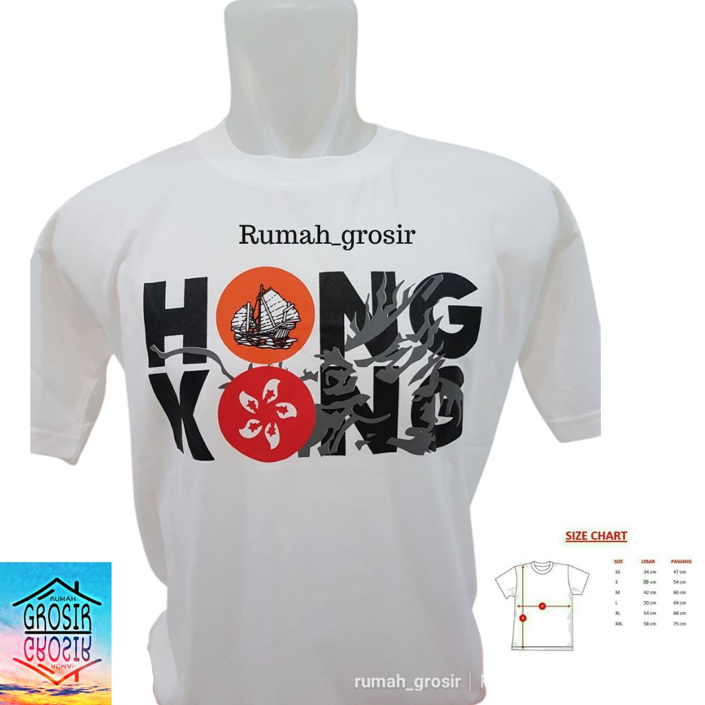 Kaos Souvenir Hongkong Oleh Oleh Hongkong