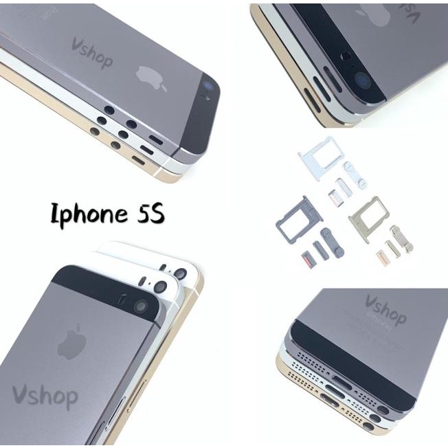 CASING - HOUSING FULLSET IPHONE 5S - Silver