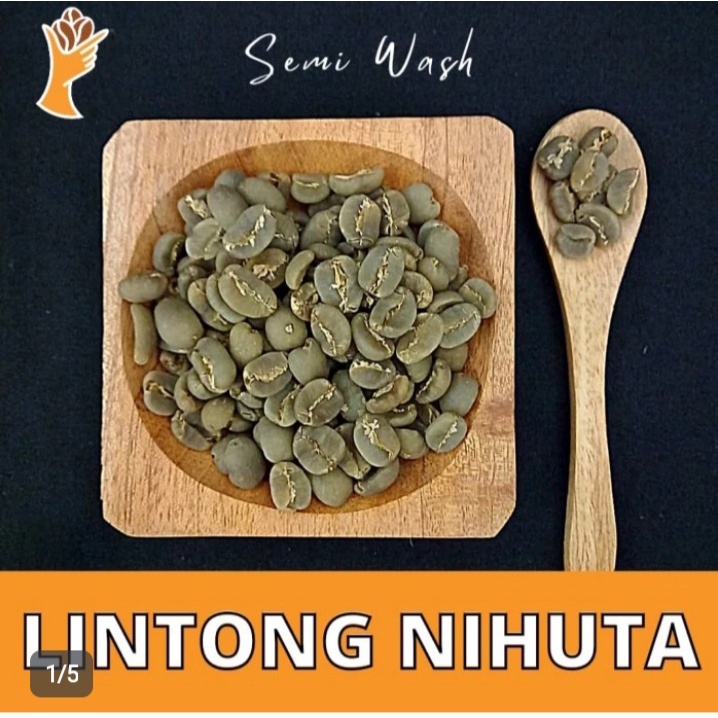 

Kopi Biji/Green Bean Arabika Lintong Nihuta Semi Wash Grade 1 1KG