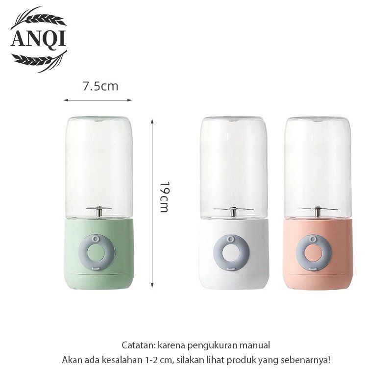 ANQI 1888 Botol Juice Blender Cup USB Electric Blender/Juicer Blender Botol  - Cocok Untuk Milkshake VS