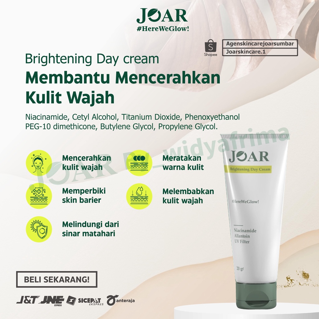 COD Joar Skincare Paket Brightening Day Cream ||BPOM