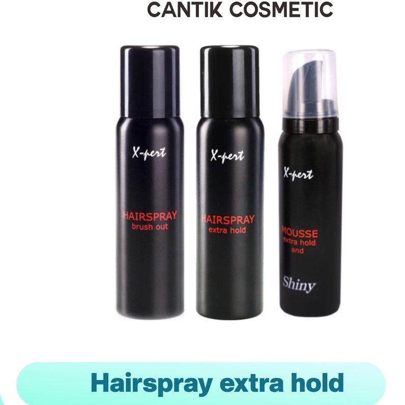 Jual Xpert Hairspray extra holdMousse extra hold and ShinyHairspray