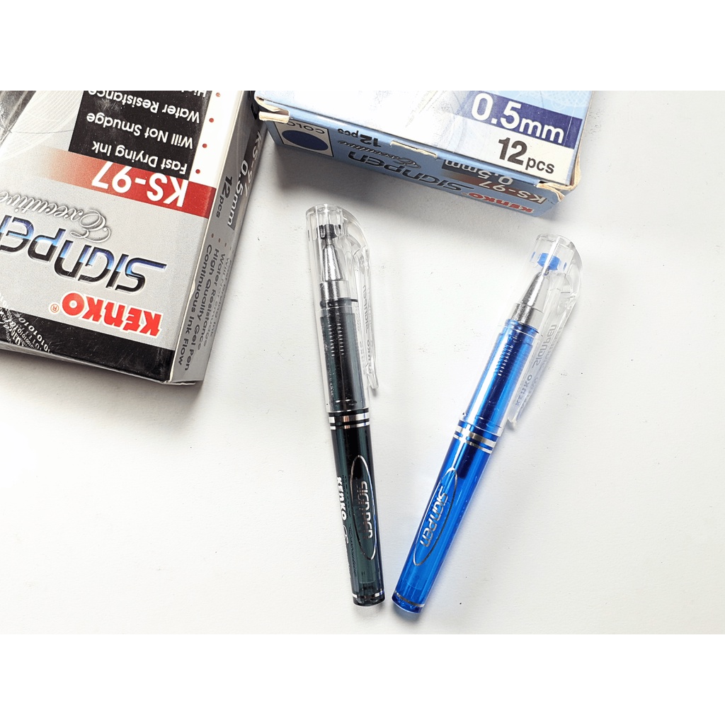 

Sign Pen/Bolpoin Gel KENKO KS-97 Blue and Black Ink 0.5mm (0241587)/(0241588)