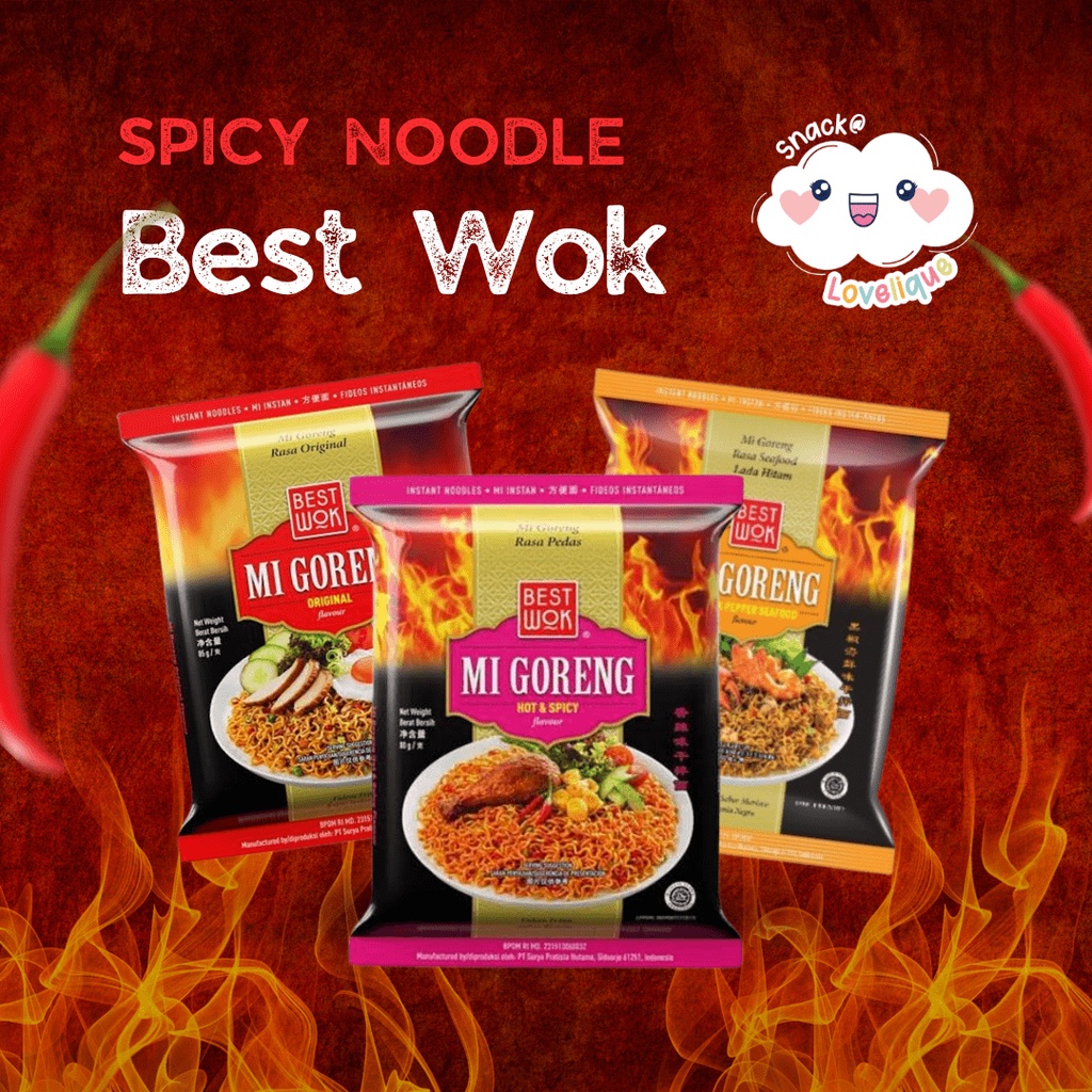 Jual Best Wok Mi Instan All Variant Instant Noodle (Mie Instan