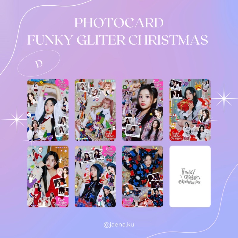[NMIXX] PHOTOCARD SEASON’S GREETINGS &amp; FUNKY GLITER CHRISTMAS NMIXX ‼️BACA DESKRIPSI‼️