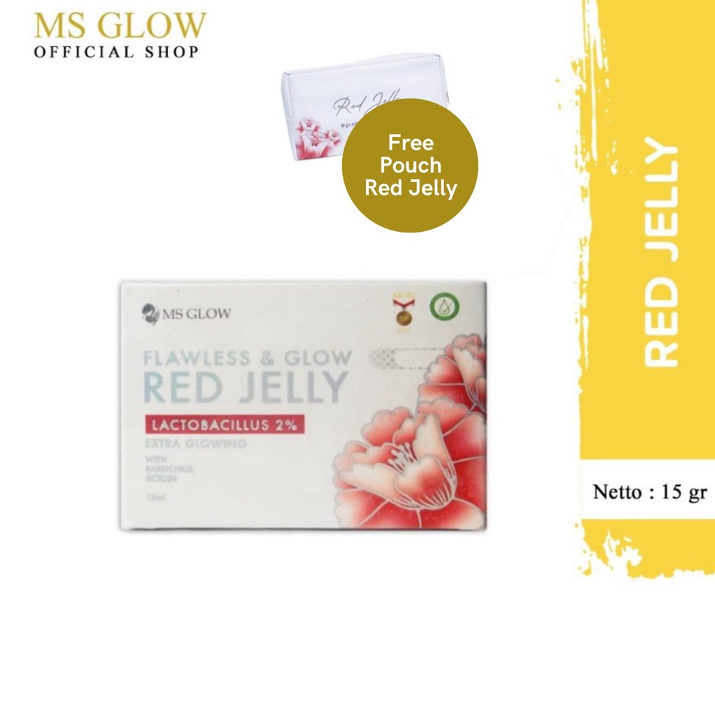 MS Glow Red Jelly Extra Glowing - 1 item